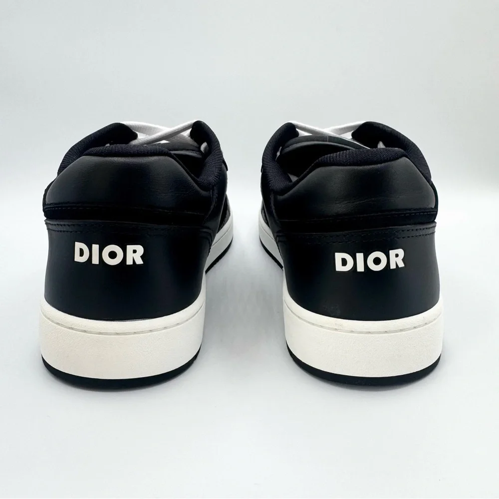 NEW Men Dior Black B27 Low Top CD Diamond Logo Sneakers Trainers Lace Up Shoes